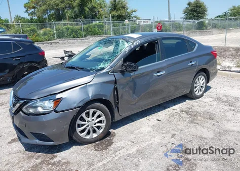 2018 Nissan Sentra Sv z USA, uszkodzony, nr VIN 3N1AB7AP7JL642712